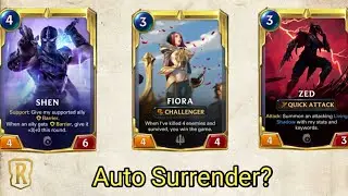 Demacia and Ionia Deck(Barrier Tactic)Zed,Shen,Fiora,Game 1 & 2 Gameplay[LoR]
