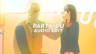 party 4 u (tiktok version/best part) - Charli xcx [edit audio]