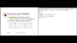 Data Focused Python A1 2023 Lecture 1 part 1 of 2