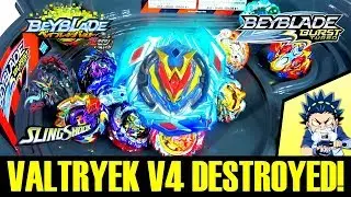 BATTLE: WONDER VALTRYEK V4 .12.VL (WINNING VALKYRIE) VS ALL CHO-Z RAIL RUSH MARATHON!  ベイブレードバースト