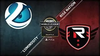 Luminosity vs Rise Nation | CWL Seattle Open 2018 | Day 3 | Bravo Stream