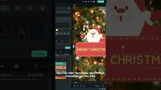 How To Make Christmas Video On Filmora 12 #shorts