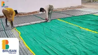 Precast Compound  wall Slab and Column Manufacturing || Precast RCC Wall Components Manufacturing
