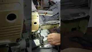 proses waistban celana denim #penjahit #lynx #denim #jahitgenova #machine #stitch