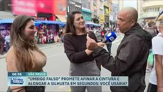 Adesivo de umbigo falso promete afinar cintura sem esfor&ccedil;o