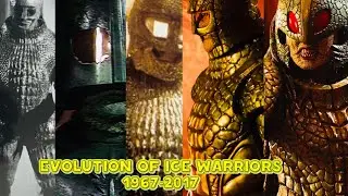 Evolution of Ice Warriors from Doctor Who 1968-2017
