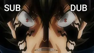 [60FPS] Black Clover Asta vs Vetto Final Battle | Sub Vs Dub [ Comparing Sub and Dub]