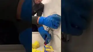 quick toilet assembly #plumbing #art #toilet #assembly #howto #reels #shorts #lilcrix #kodakblack