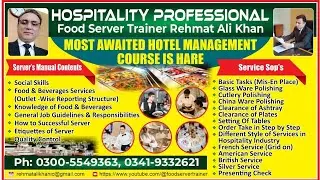 Grooming.  Standards in Hospitiality  industry #hospitalitymanagement #@foodservertrainer