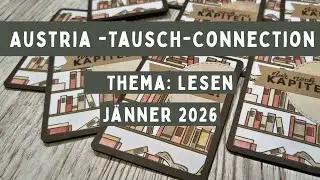 ATCs basteln: Lesen & Buchliebe 📖&hearts;️  Austria Tausch Connection J&auml;nner 2026