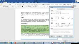 Paragraph Formatting  Border, Shading and spacing (Class Pre-9th & 9th .Subject: Computer)