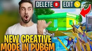 Creative Mode In PUBGM &bull; Design Map Design Mode &bull; New Update Explain &bull; SheenYt