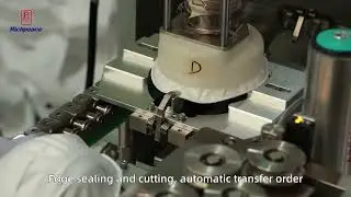 Fully automatic N95 Cup Mask  MachinePreforming System + Staple Headband + Automatic Sponge Strip