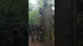 OCR 14-foot wall at Lumpkin JROTC Raider Challenge 9/13/2025 (Walton-Wheeler HS)