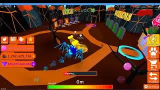 I HATCHED THE SECRET FALLEN ANGEL PET IN BUBBLE GUM SIMULATOR!! *BEST SECRET PET * (Roblox)