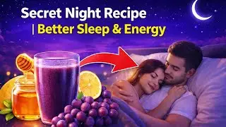 Grapes Lemon & Honey Night Drink | Benefits for Sleep & Body Health
