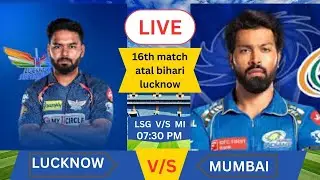 Live: LSG vs MI, IPL 2025 16th Match Live Score | Live Cricket Match Today | Lucknow vs Mumbai