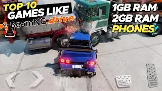 ТОП-10 лучших мобильных игр про автокатастрофы, таких как BeamNG Drive, для вашего бюджетного тел...