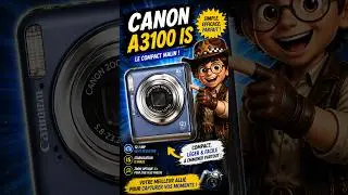 CANON PowerShot A3100 is Appareil photo num&eacute;rique Vintage 📸😍 #powershot #canon #camera #vintage #4k