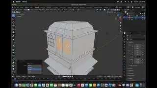 Blender bakery modeling time lapse