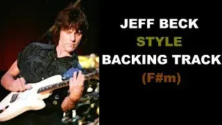 Jeff Beck Style Backing Track (F#m)