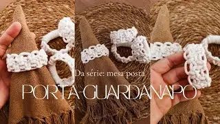 Porta-Guardanapo em Macram&ecirc; Passo a Passo | F&aacute;cil, Econ&ocirc;mico e Elegante
