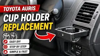 Wymiana uchwytu na czapkę w Toyocie Auris (po stronie kierowcy)