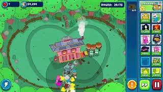 Bloons adventure time td: apple theif map 1 immpoppable mode speedrun (my first sub 4:40)