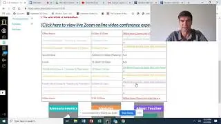 How to access live video conference links