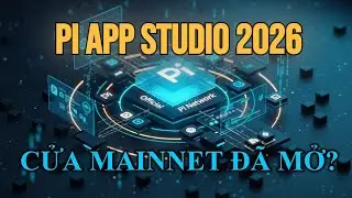 PI Network 2026: Cửa Mainnet đ&atilde; Mở? Sự thật về Pi App Studio!
