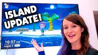 Animal Crossing Island Tour on an 8K NanoCell Gaming TV!