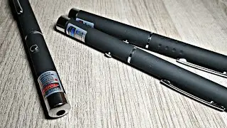 Red Blue Green 5mw Laser Pointer Beam Lights (Review)
