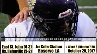 Hahnville 27, East St. John 0 (Week 8 TDs & Turnovers) - Pooka Williams shines again