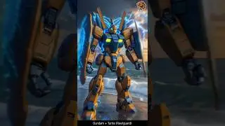 Gundam-Robot-Turtle Fusion Hybrid 🤖🐢 | Animal Robot Fusion Variant 3 #AnimalFusion #AI #Robot