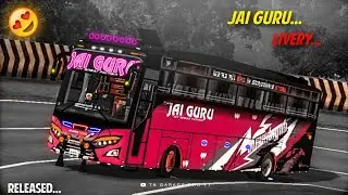 Jai guru Jet bus livery v1 Download now 💜 @TNGARAGEPROYT