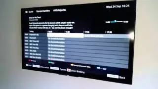Sony BRAVIA KDL50W829 EPG guide issue