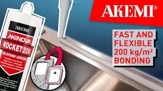 The fast power adhesive AKENOVA&reg;  ROCKET 200 / Der schnelle Powerkleber AKENOVA&reg; ROCKET 200