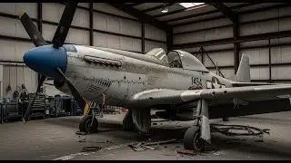 ASMR Aircraft Restoration Full Rebuild of Aircraft P-51 Mustang 1944 Part - 1