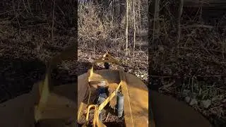 Clearing some underbrush with kubota L3400!