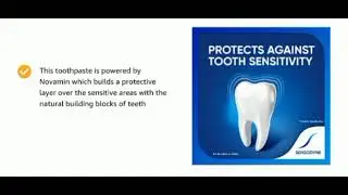 Sensodyne toothpaste is better for you