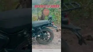 Backrest and Carrier For Hunter 350