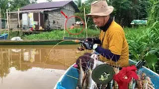 UMPAN GACOR !! HAMPIR PATAH JORAN SAYA, BERTUBI-TUBI DIGASAK SI CAKAR KUNING, MANCING UDANG GALAH