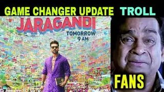 game changer  update troll /   jaragandi song   update / #ramcharan #trendingmemesadda #rc15