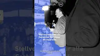 Die Friedliche Revolution in Leipzig: Originale Tonaufnahme von Kurt Masur