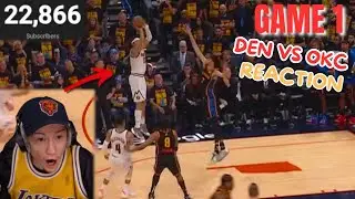 Reacting to Thunder vs Nuggets Game 1!