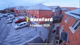 Snow Fall at Hereford - Drone Shots with Dji Avata 2