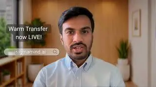 SigmaMind AI Warm Transfers Demo  | AI Briefs Human Agents Before Call Handoff