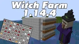 Witch Farm Tutorial - Minecraft 1.14.4 [DK]