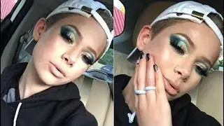 EDGY BLUE MAKEUP TUTORIAL | Jake Warden
