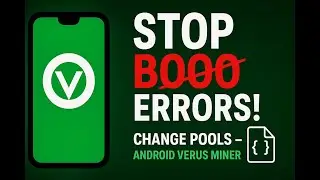 Fix &ldquo;BOOO&rdquo; Shares! Switch Pools on Android Verus CCMiner (JSON Guide)